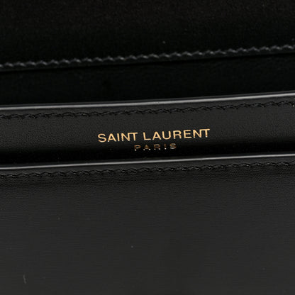 Saint Laurent Box Calfskin Mini Voltaire Shoulder Bag Black 6 of 9