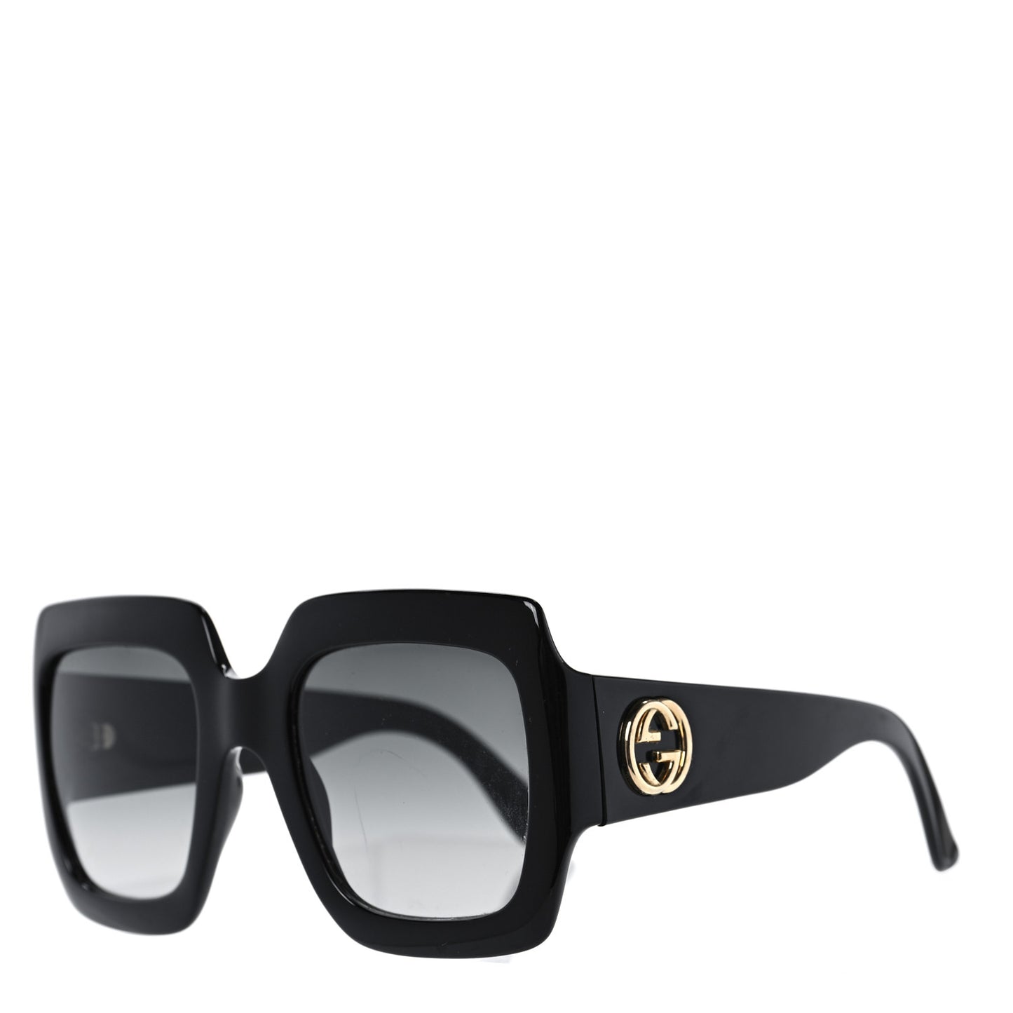 Acetate Square Frame Sunglasses GG0053S Black