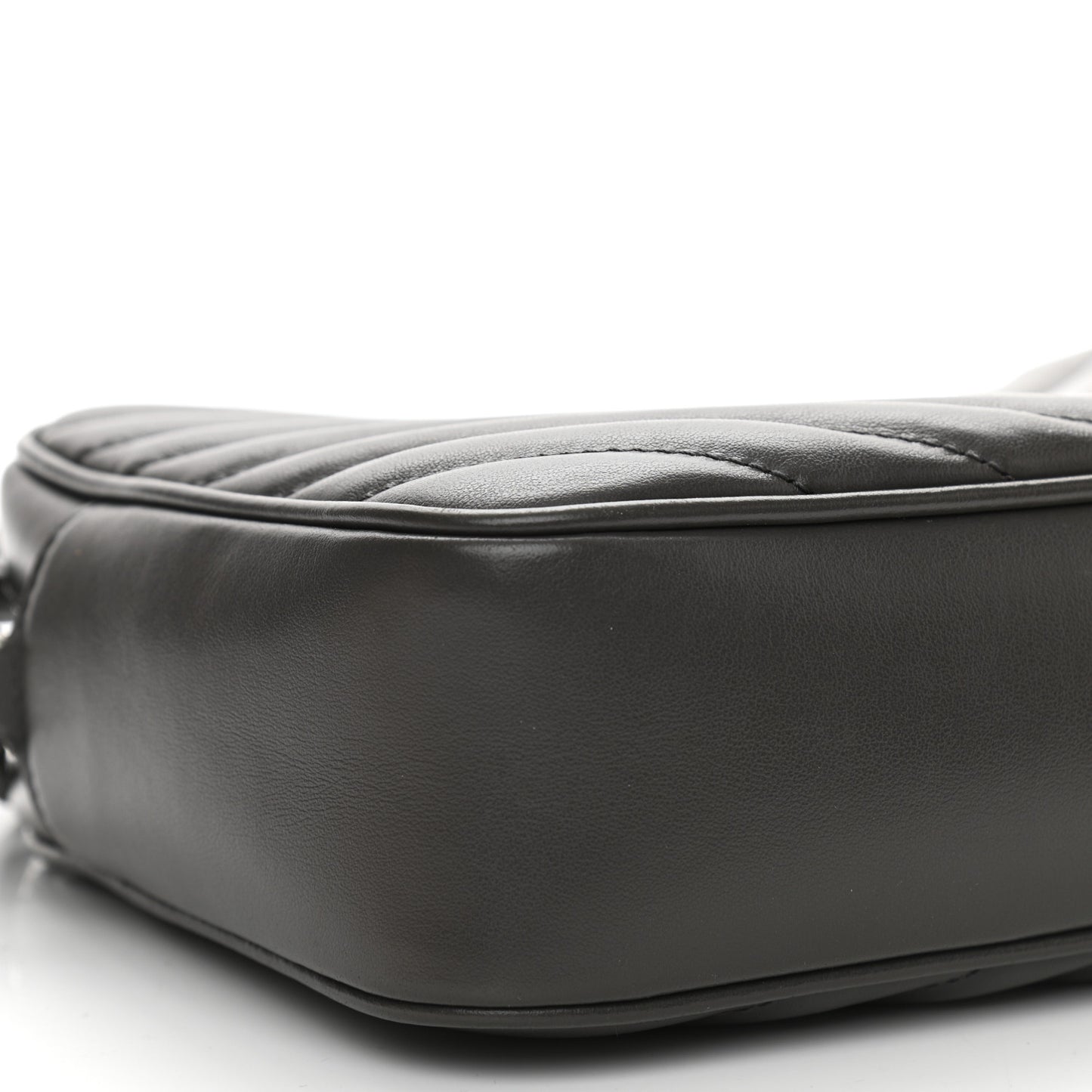 Calfskin Matelasse Monogram Lou Camera Bag Asphalt