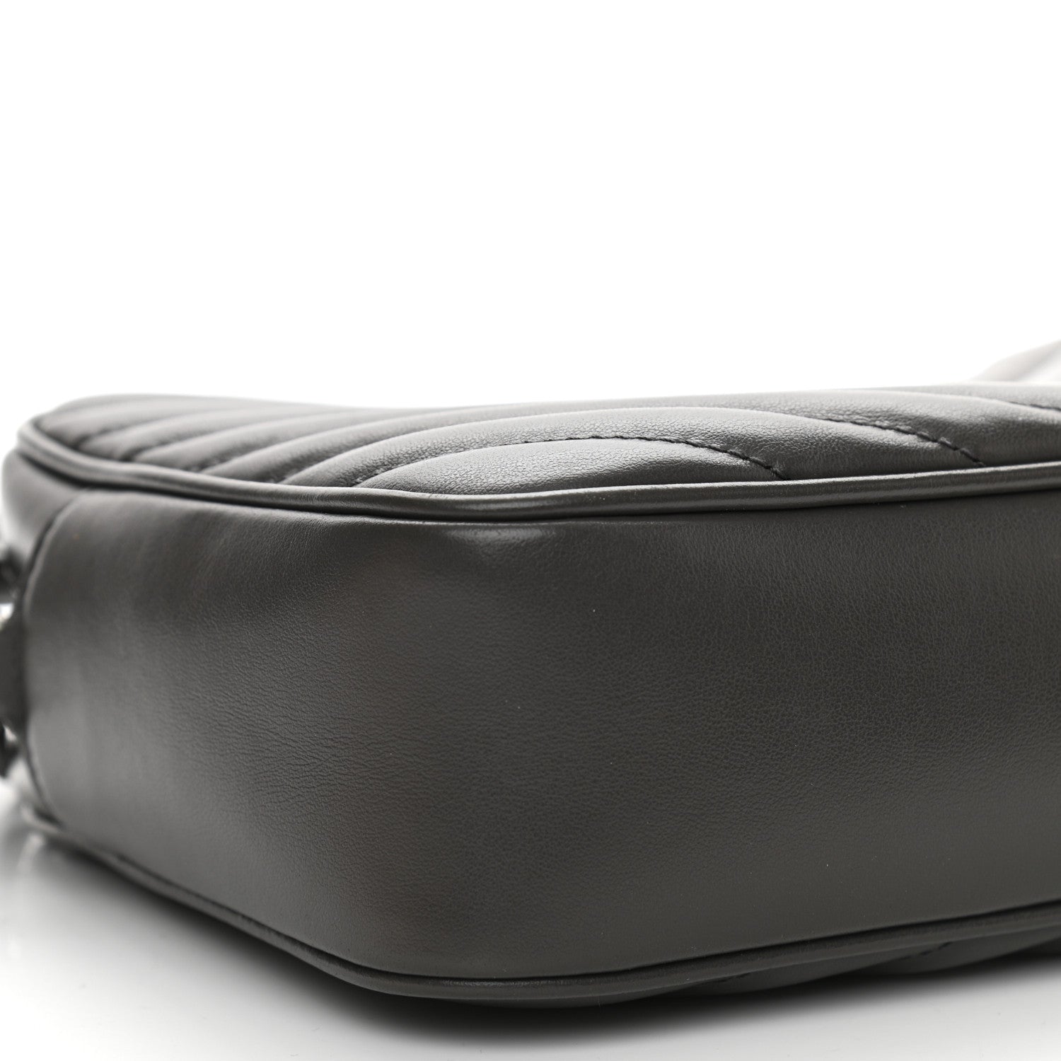 Saint Laurent Calfskin Matelasse Monogram Lou Camera Bag Asphalt 8 of 12