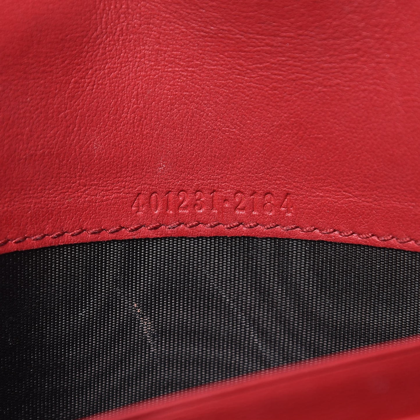 GG Supreme Monogram Mini Dionysus Chain Wallet Beige Vulcanic Red