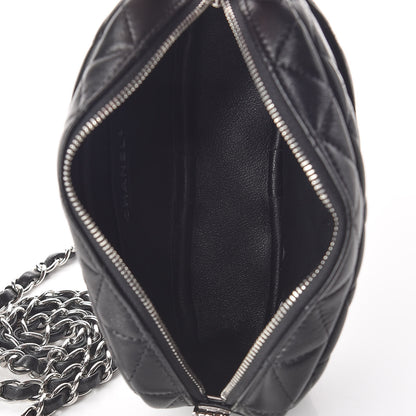 Chanel Lambskin Quilted Small Timeless Camera Case Black 7 of 10