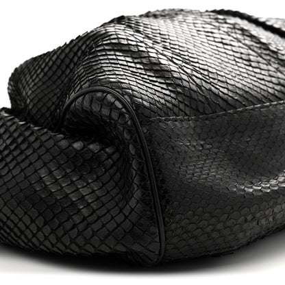 Gucci Snakeskin Large Sukey Tote Black 9 of 15