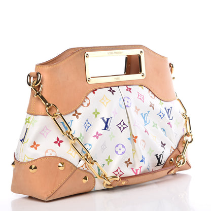 Louis Vuitton Monogram Multicolor Judy MM White 2 of 13