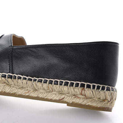 Chanel Lambskin CC Espadrilles 40 Black 12 of 13