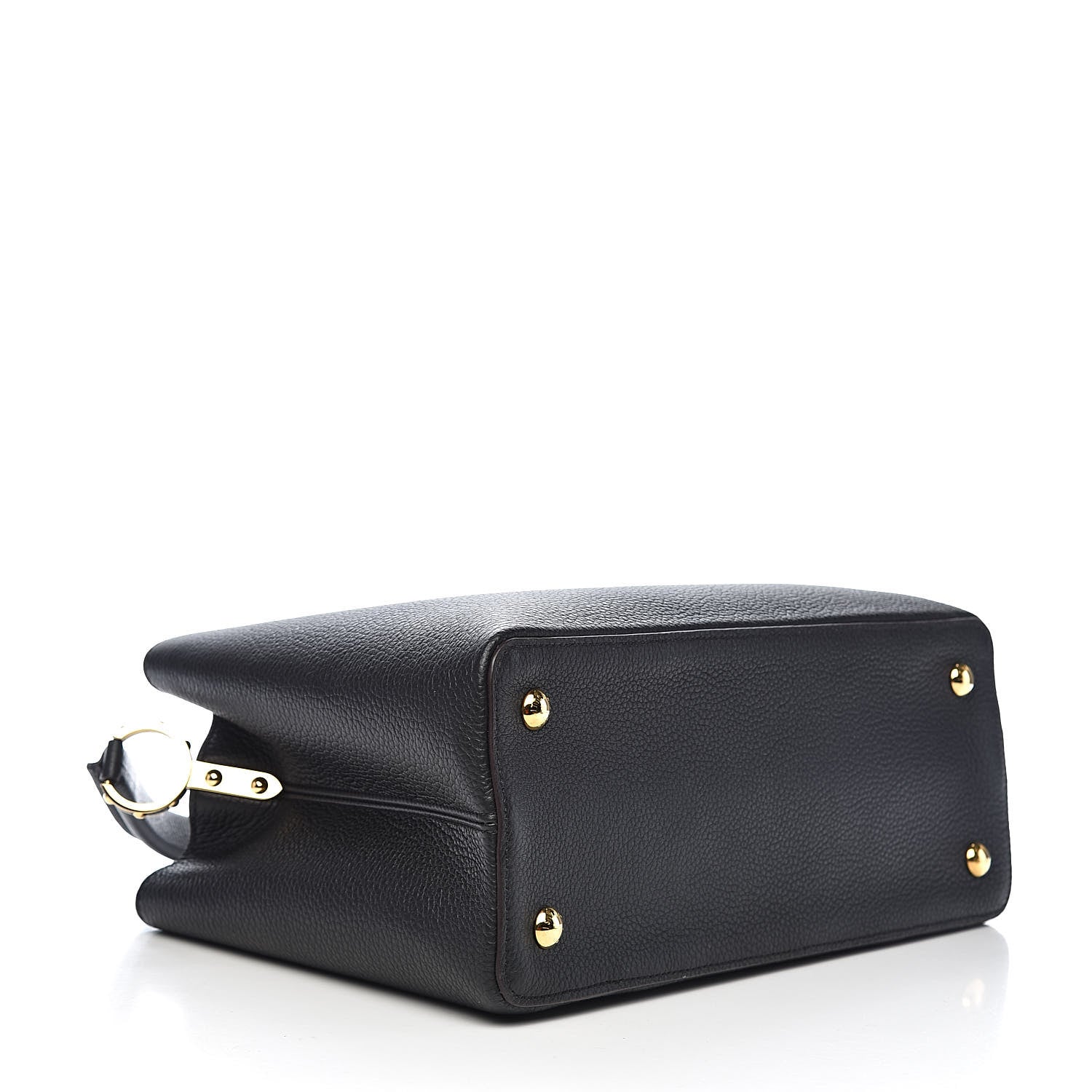 Louis Vuitton Taurillon Capucines MM Black 4 of 11