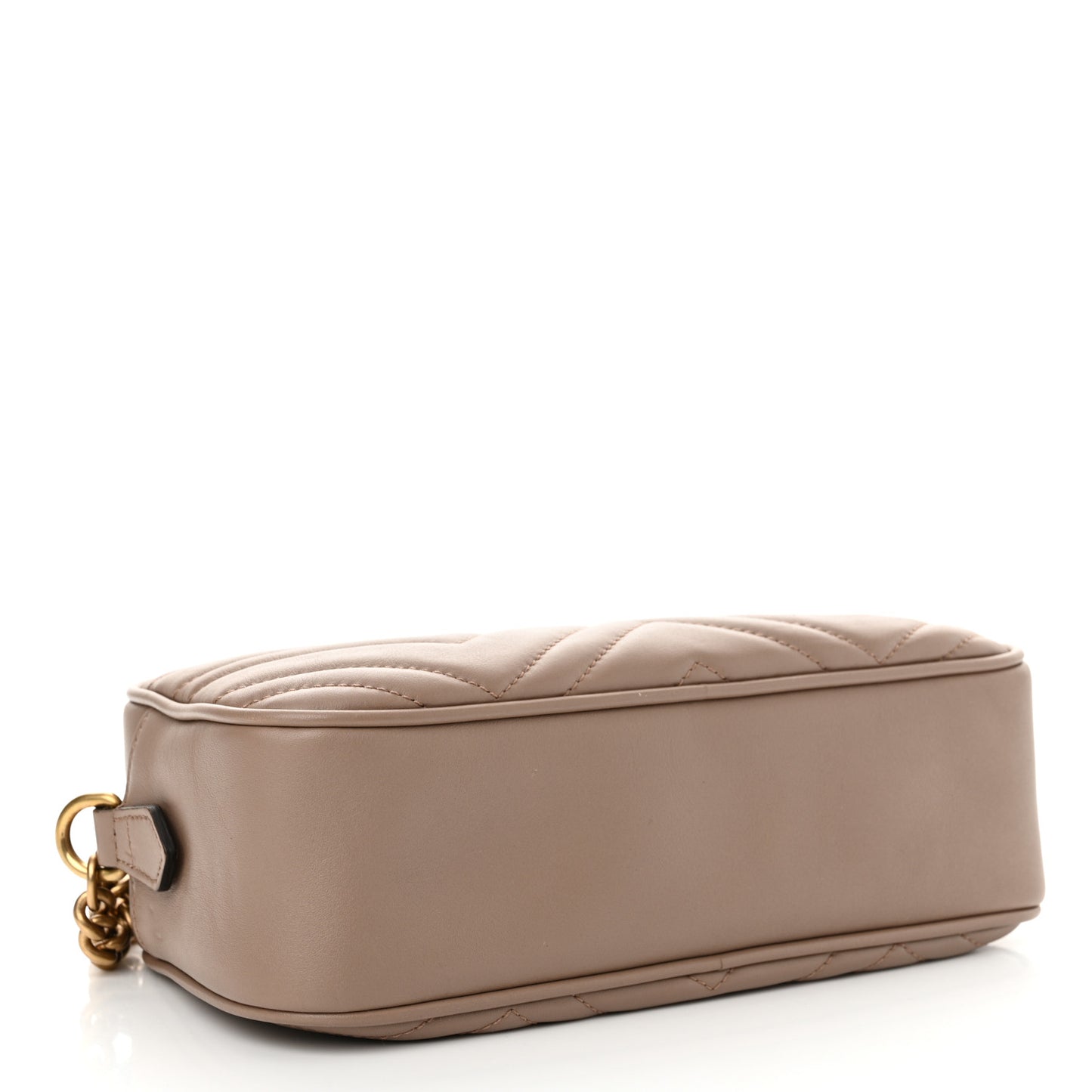Calfskin Matelasse Small GG Marmont Chain Shoulder Bag Porcelain Rose