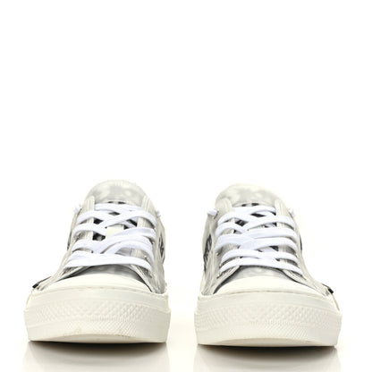 Christian Dior Technical Canvas Oblique Mens B23 Low Top Sneakers 43 White Black 2 of 7