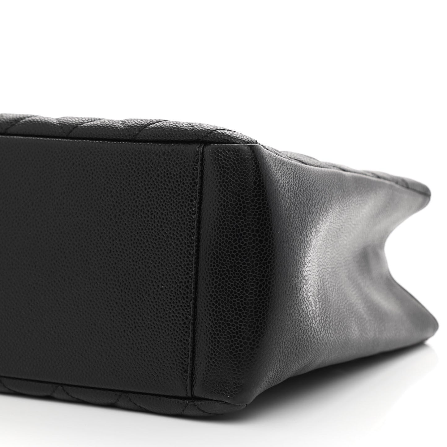 Caviar Quilted Grand Shopping Tote GST Black