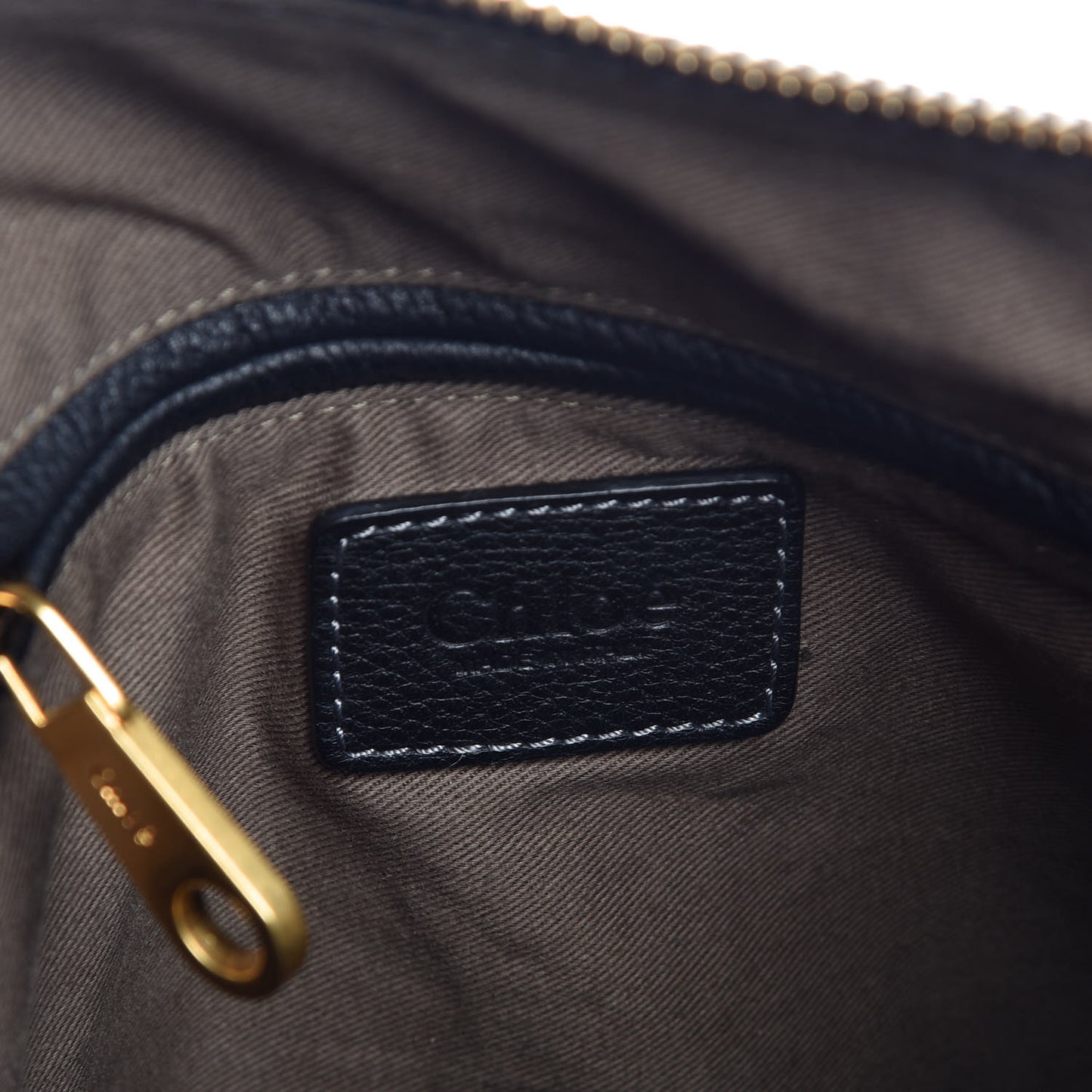 Calfskin Small Marcie Satchel Black