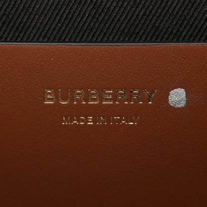 Burberry E-Canvas Check Medium Soft TB Tote Dark Birch Brown 6 of 11