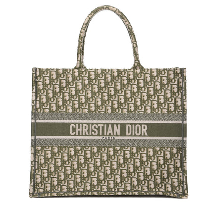 Christian Dior Oblique Book Tote Green Multicolor 1 of 13