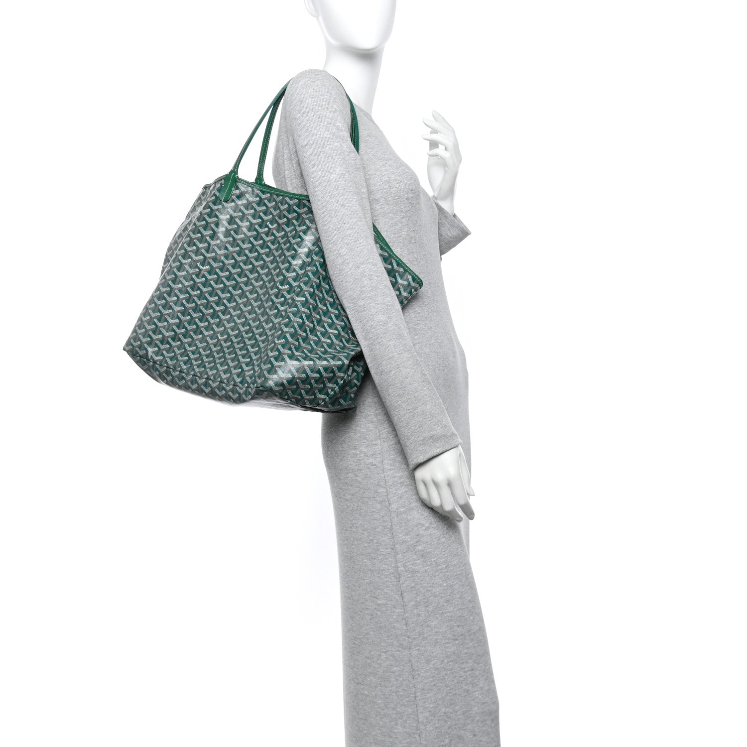 Goyard Goyardine Saint Louis GM Green 2 of 11