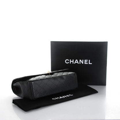Chanel Caviar Quilted Maxi Double Flap Black 4 of 10