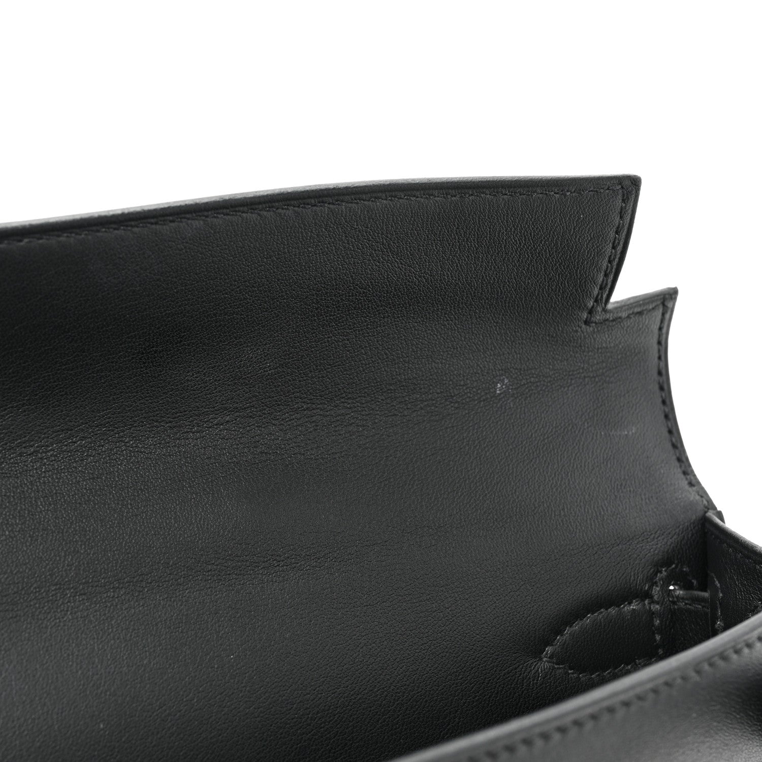 Hermes Swift Kelly Cut Clutch Pochette Black 10 of 14