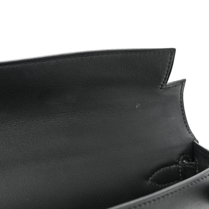 Hermes Swift Kelly Cut Clutch Pochette Black 10 of 14
