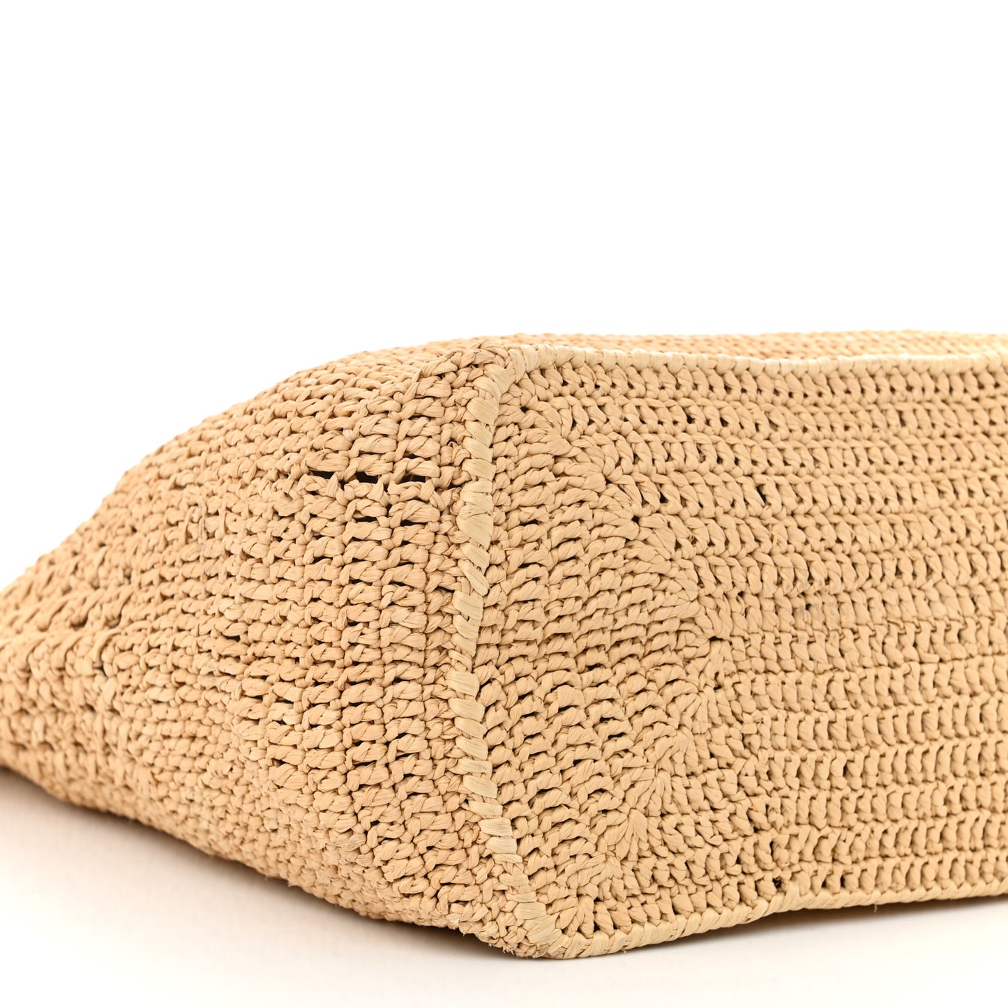 Raffia Monogram Hobo Naturale