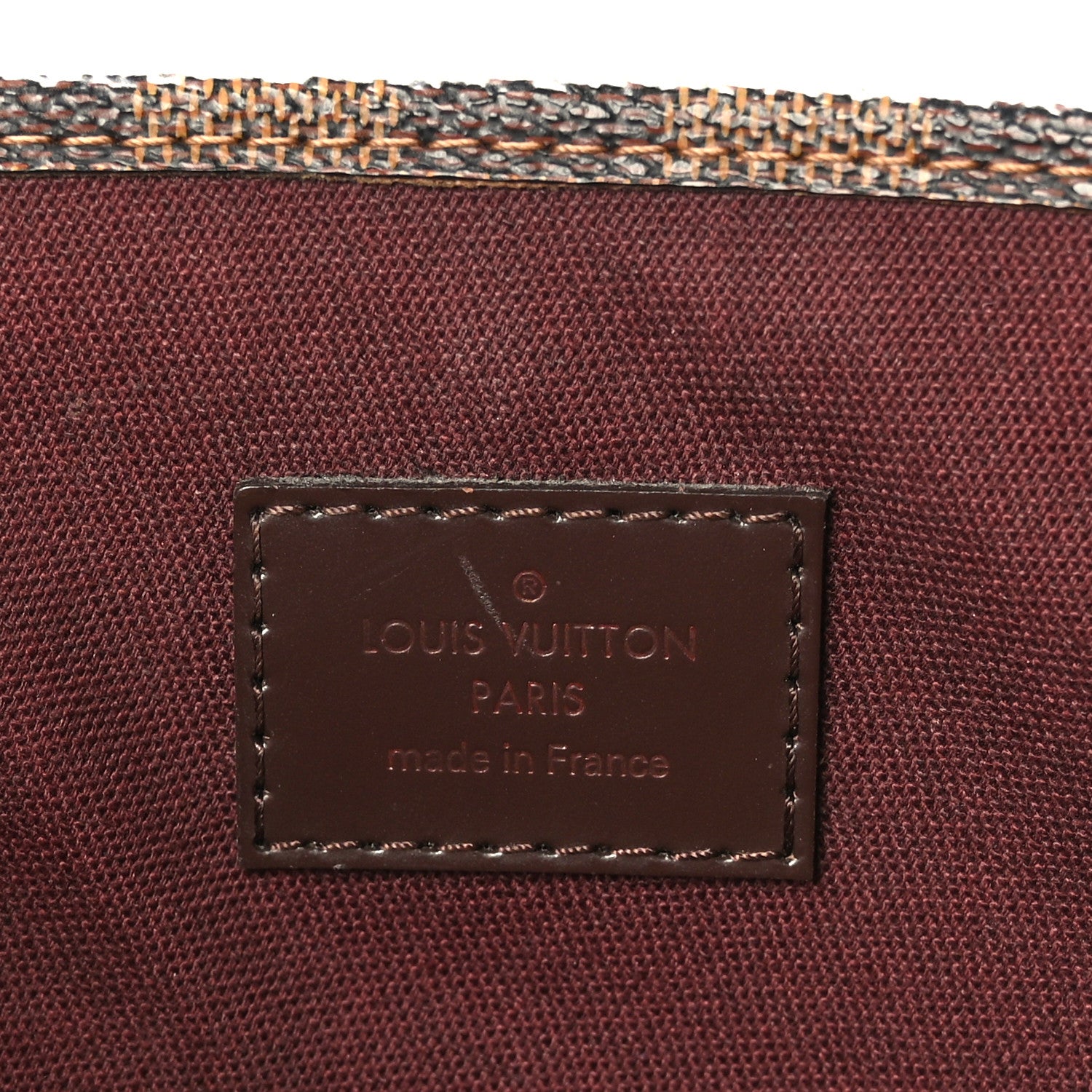 Louis Vuitton LOUIS VUITTON Damier Ebene Sac Plat PM 6 of 8