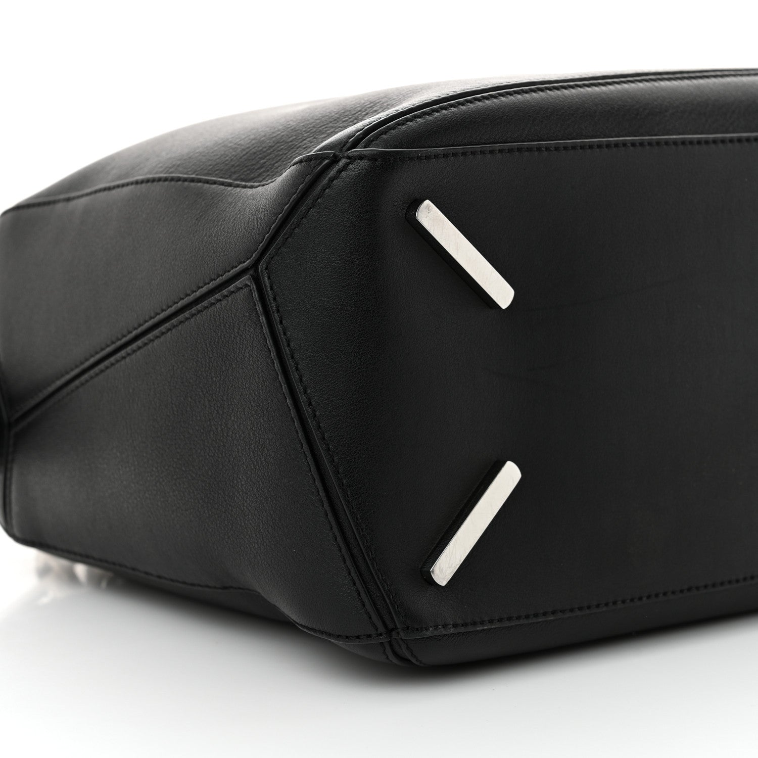 Loewe Calfskin Medium Puzzle Bag Black 9 of 12