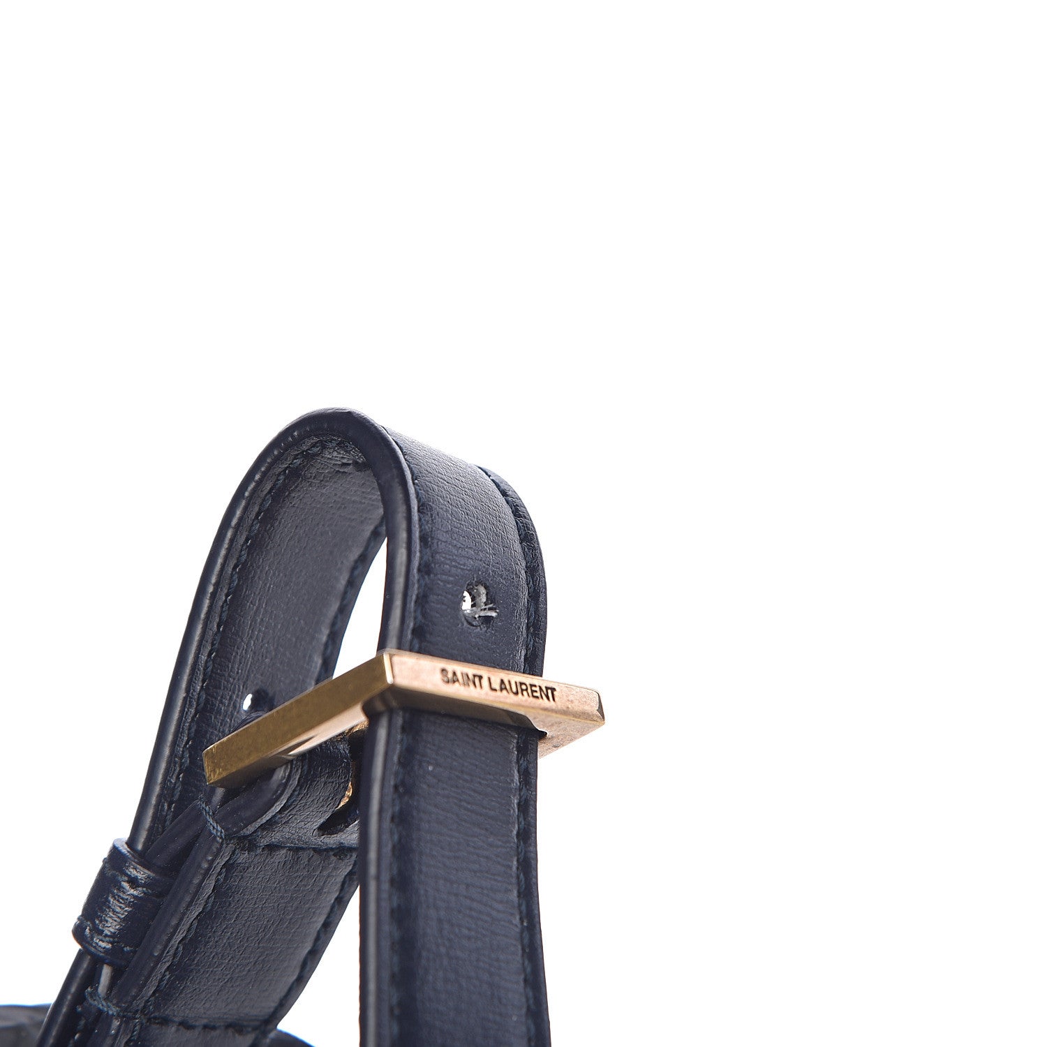 Saint Laurent Smooth Calfskin Suede Medium Bellechasse Navy 8 of 14
