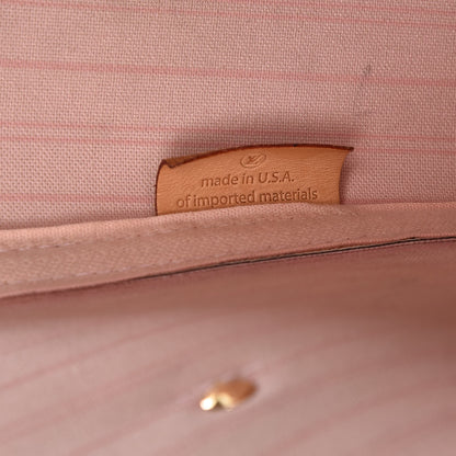 Louis Vuitton Damier Azur Neo Neverfull MM Rose Ballerine 8 of 17