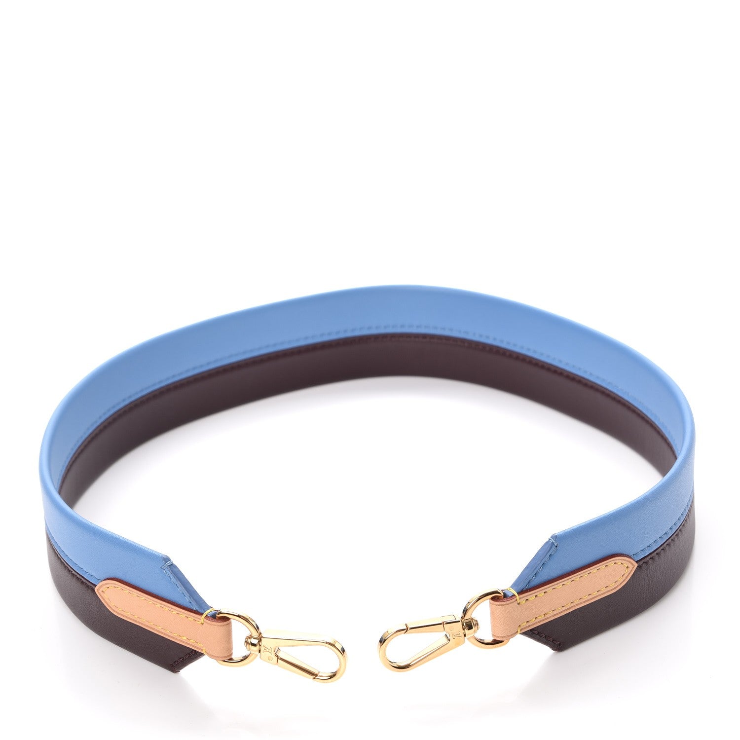 Louis Vuitton Calfskin Cluny MM Shoulder Strap Blue Glacial 3 of 4