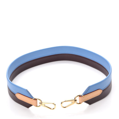 Louis Vuitton Calfskin Cluny MM Shoulder Strap Blue Glacial 3 of 4