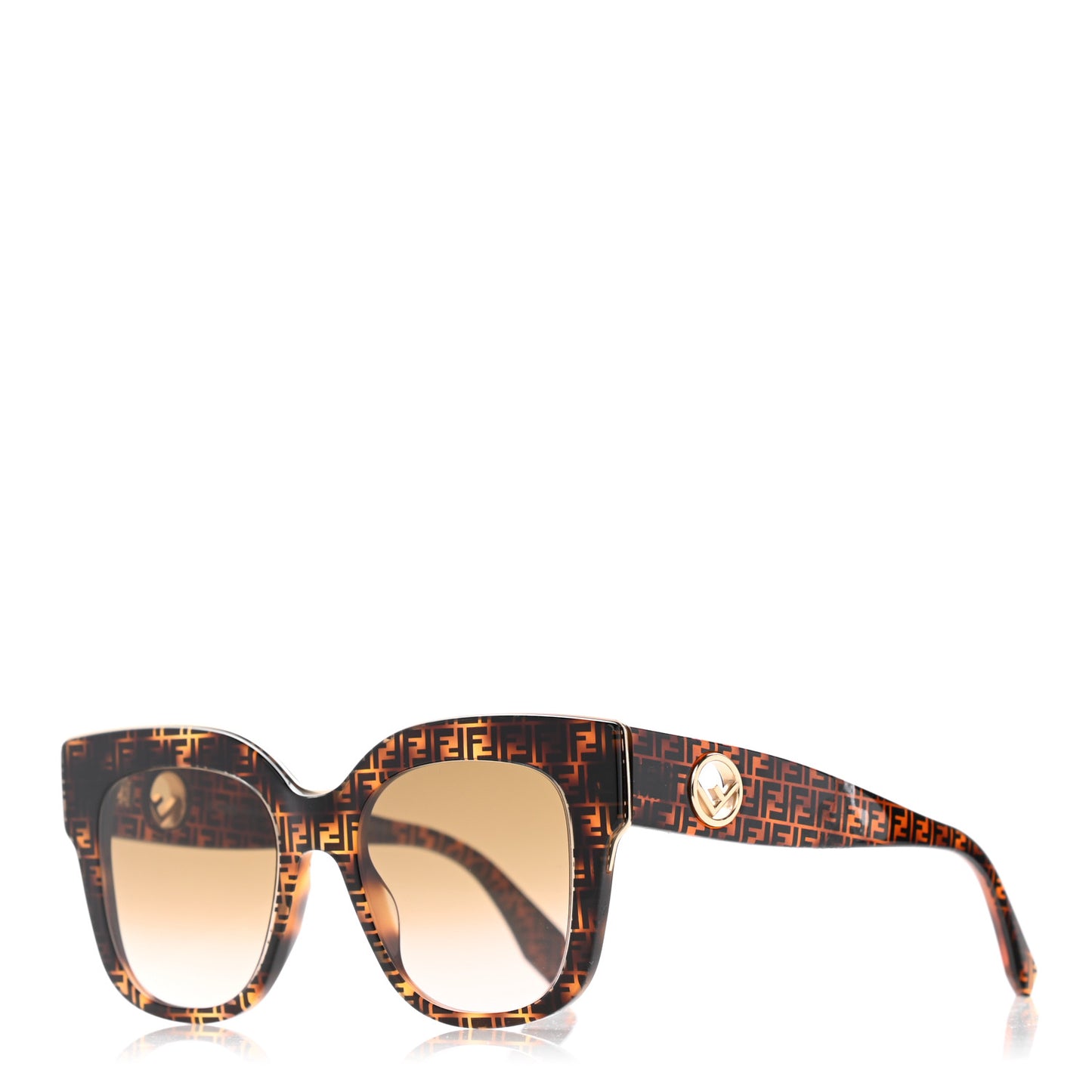 Acetate F is Fendi FF Sunglasses 0359/S Tortoise Camouflage