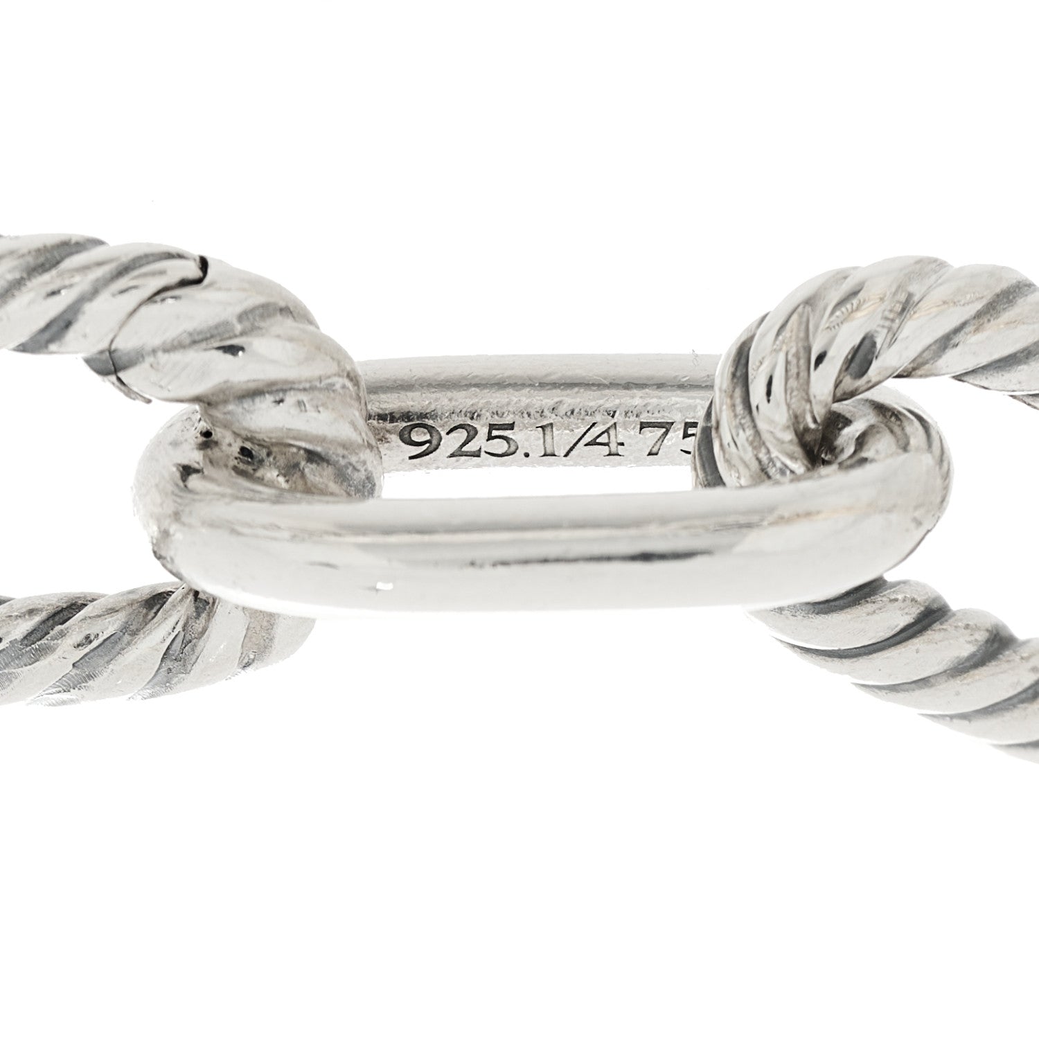 David Yurman Sterling Silver 18K Yellow Gold 11mm Madison Chain Bracelet 3 of 3
