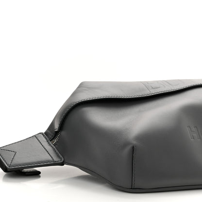 Burberry Calfskin Horseferry Print Medium Sonny Bum Bag Dark Ash Grey 7 of 8
