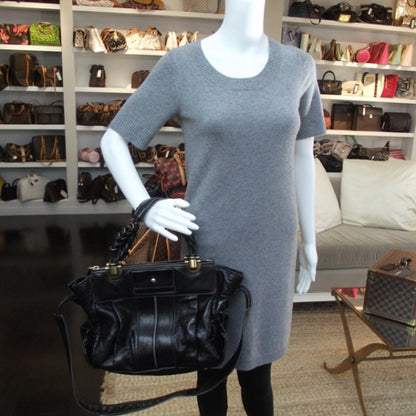 Chloe Leather Heloise Satchel Black 2 of 12