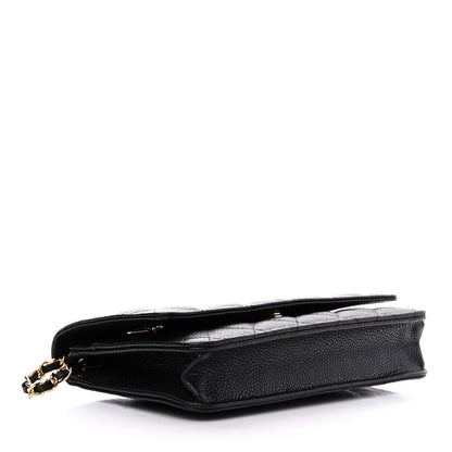 Chanel Caviar Quilted Wallet on Chain WOC Black 4 of 10