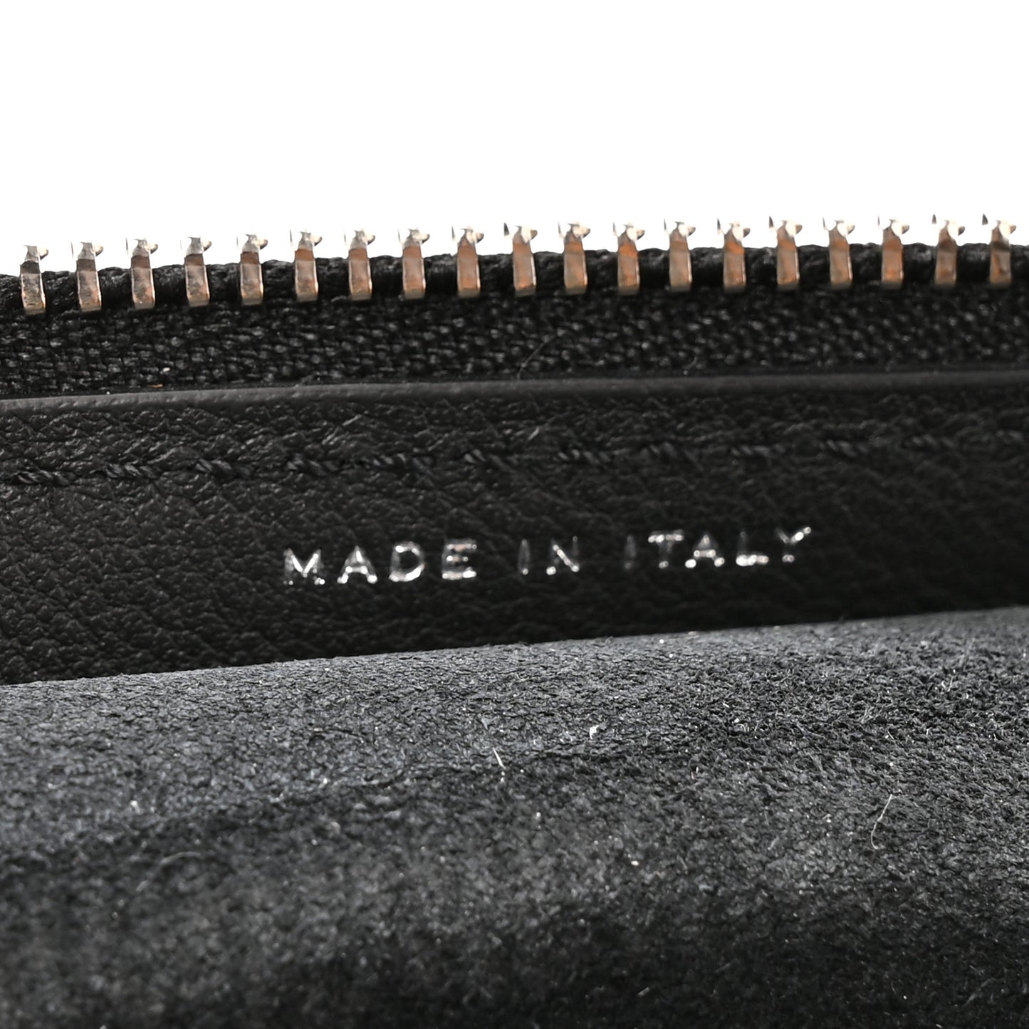 Grained Calfskin Small Slouchy Banana Bag Black