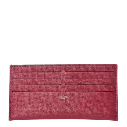 Louis Vuitton Calfskin Felicie Card Holder Insert Fuchsia 1 of 6
