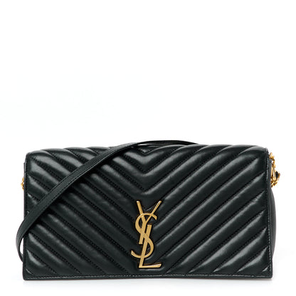 Saint Laurent Lambskin Matelasse Monogram Kate 99 Black 1 of 11