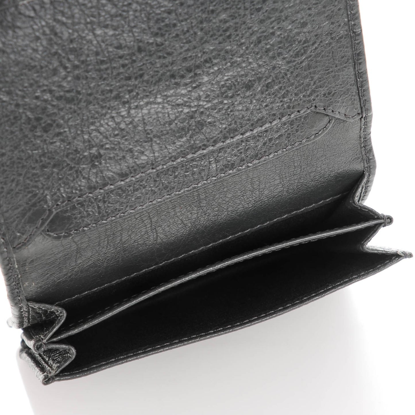 Agneau Giant 12 Card Case Gris Fossile