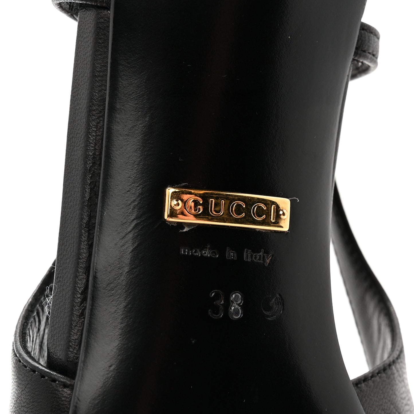 Calfskin Slingback Pumps 38 Black