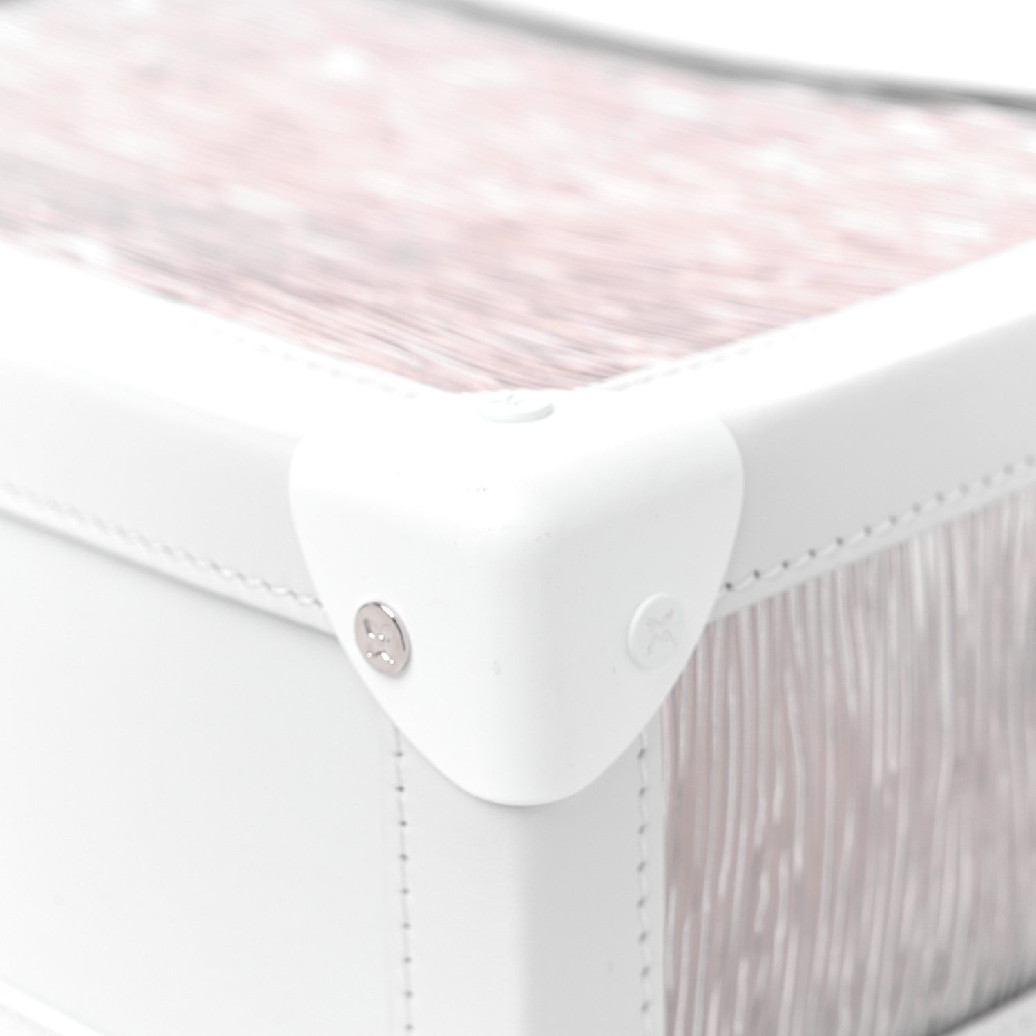 Louis Vuitton Calfskin PVC Epi Plage Soft Trunk Optic White 8 of 10