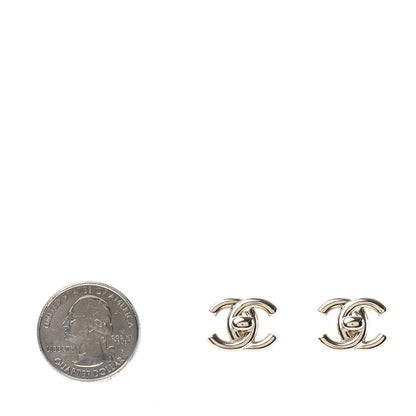 Chanel Metal CC Turnlock Earrings Gold 2 of 4