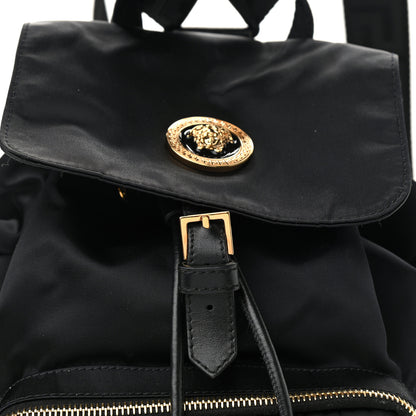 Versace Nylon Palazzo Medusa Backpack Black 7 of 9