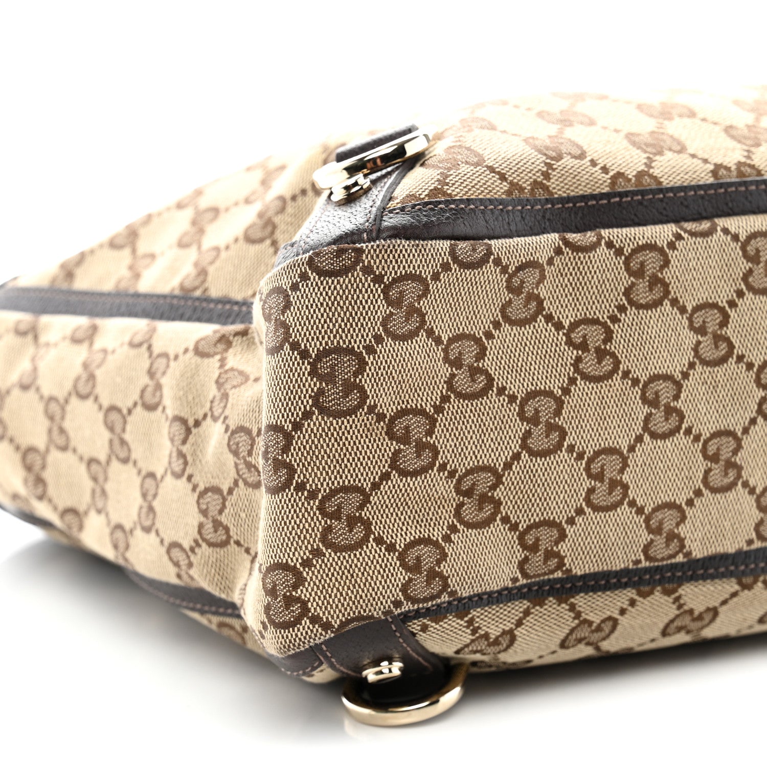 Gucci Monogram Medium Abbey Tote  Brown 11 of 14