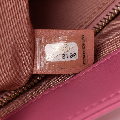 Chanel Lambskin Quilted Large 31 Shopping Bag Pink Beige 6 of 6