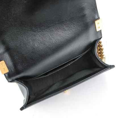 Chanel Calfskin Quilted Small Boy Flap Black 5 of 8