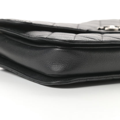Chanel Goatskin Quilted Large Perfect Edge Flap Black 9 of 14