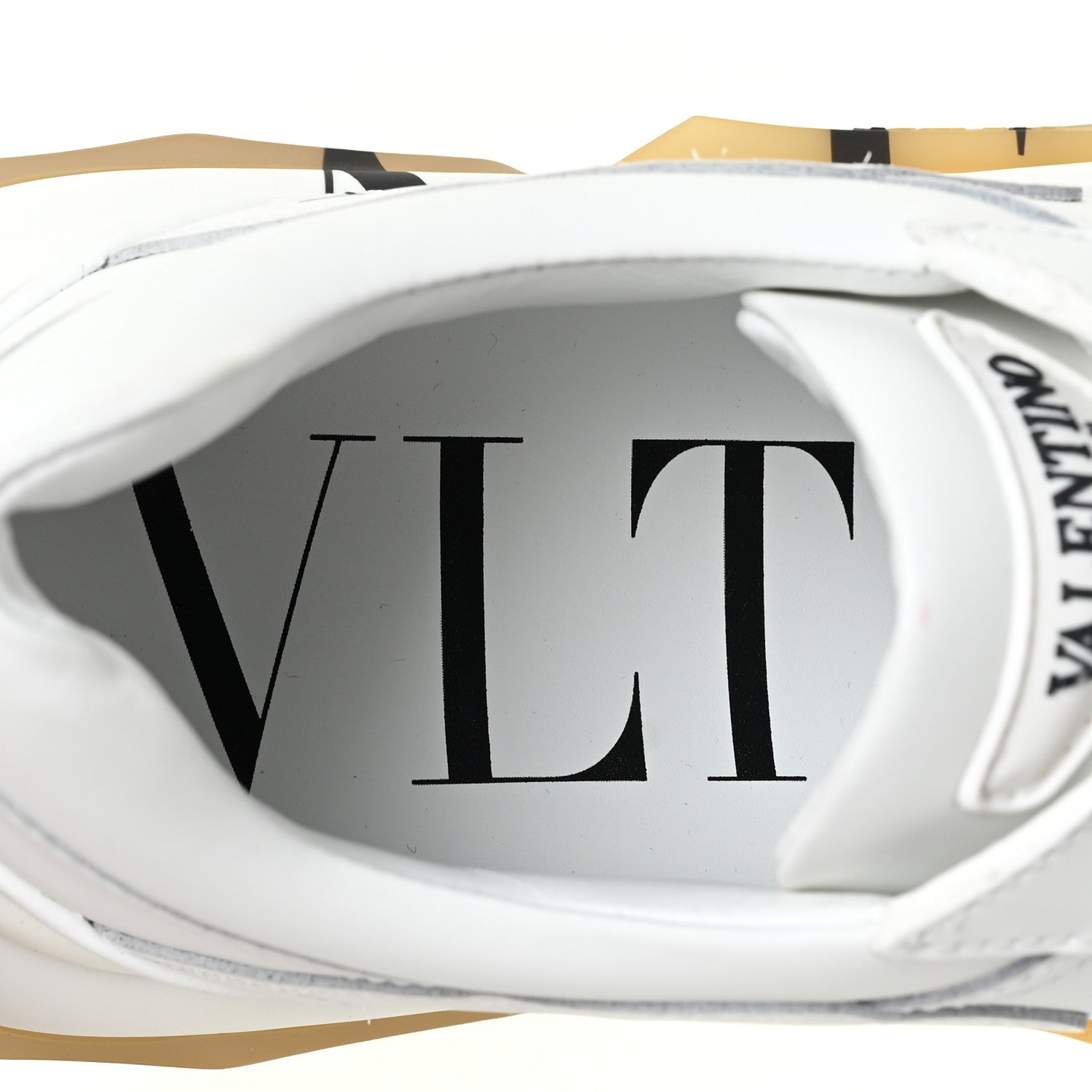 Valentino Garavani Calfskin VLTN Bounce Sneakers 37.5 White 8 of 9