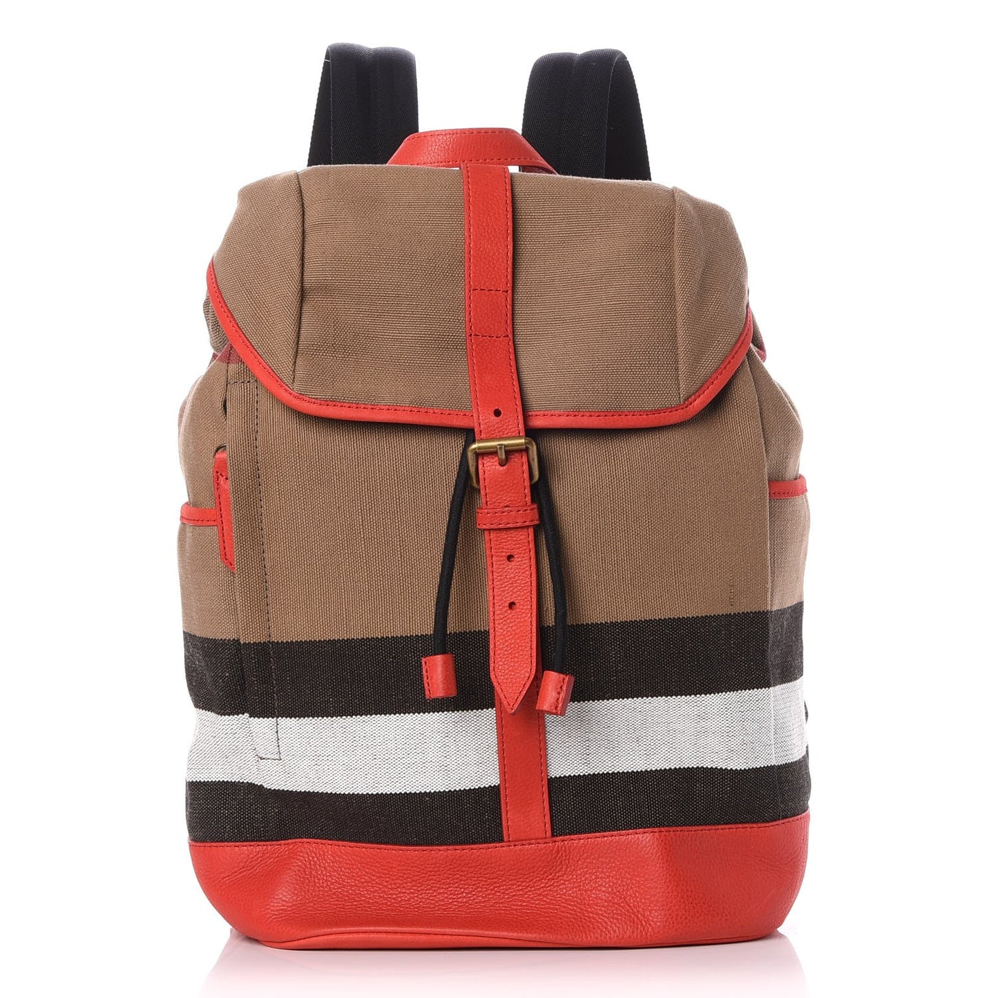 Canvas Mega Check Drifton Backpack Red