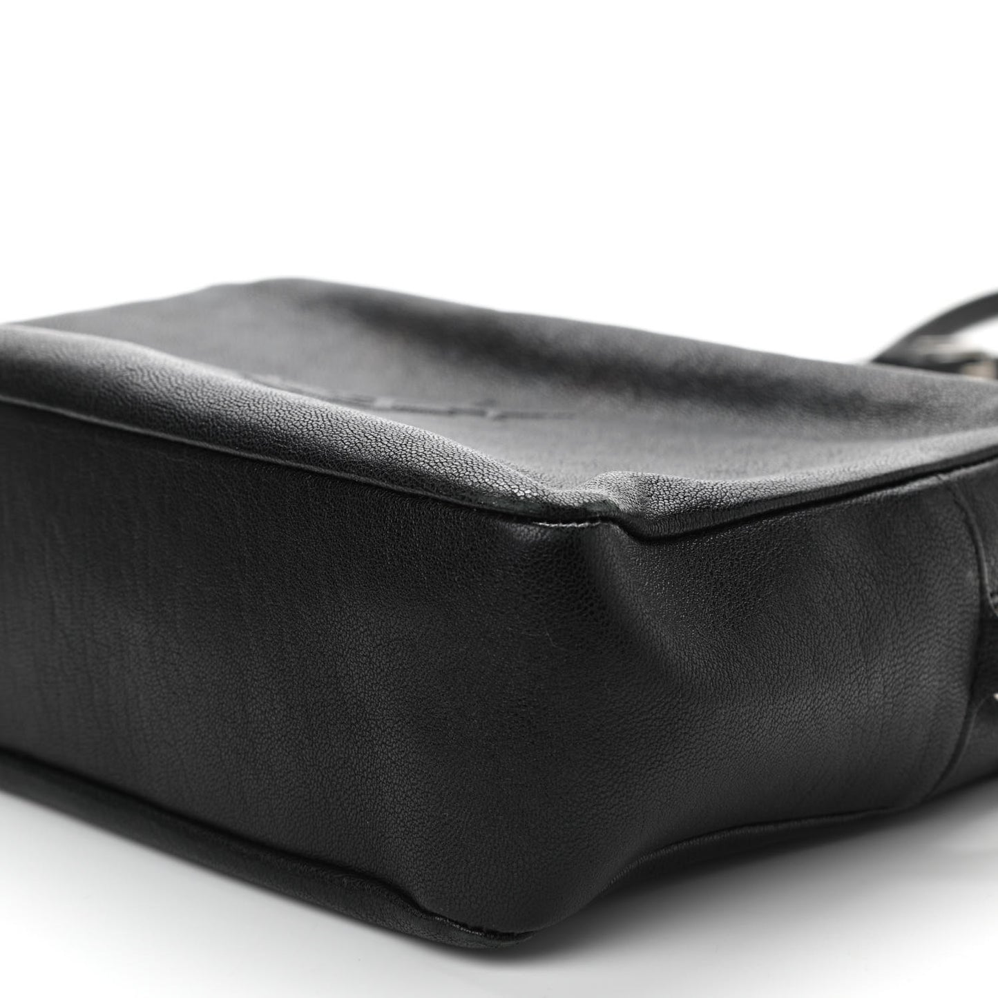 Lambskin Monogram Small Lou Camera Bag Black