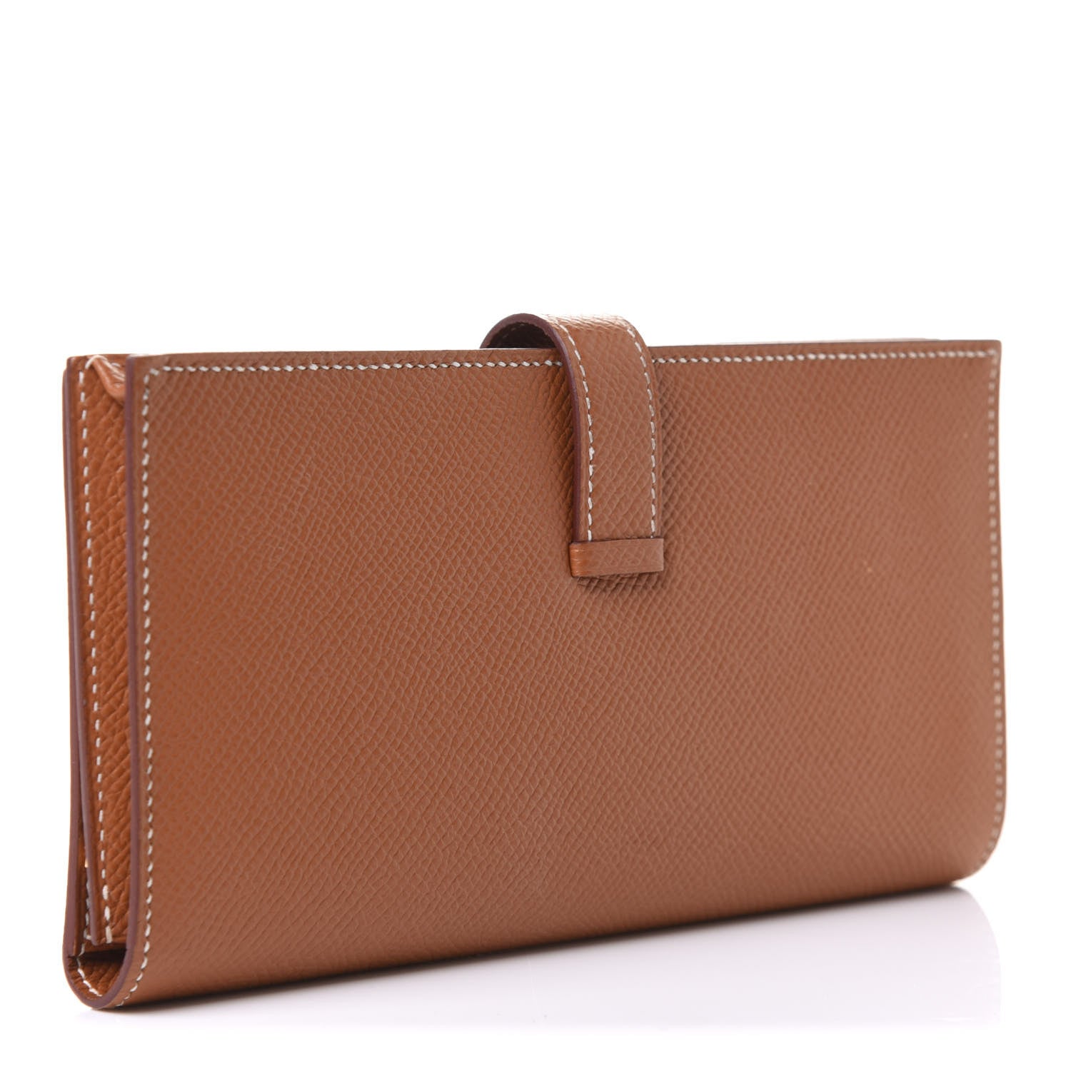 Hermes Epsom Bearn Gusset Wallet Gold 3 of 11