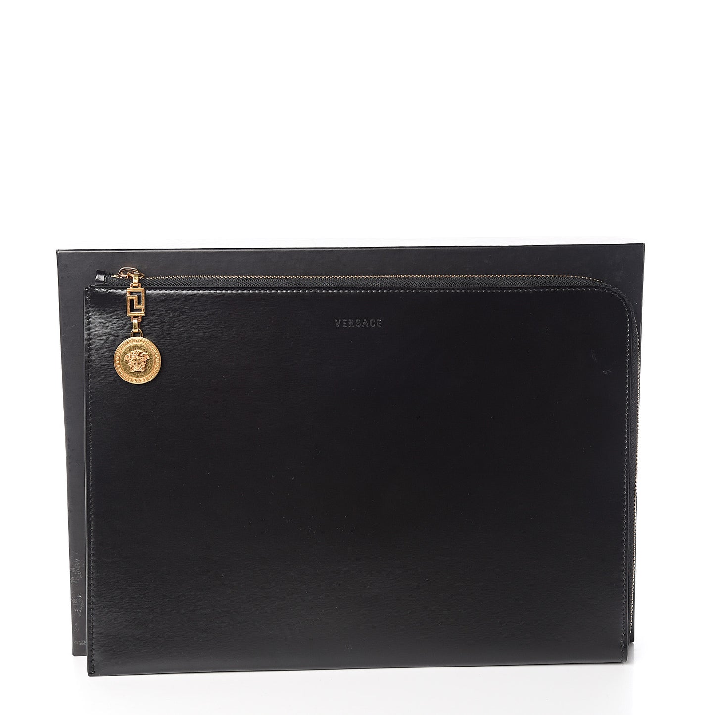 Vitello Zip Pouch Black