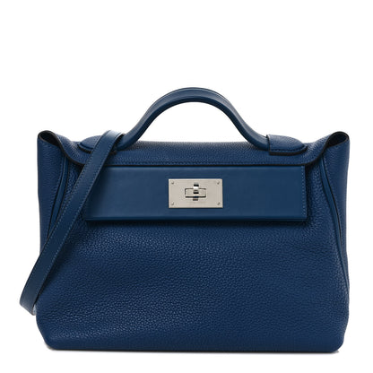 Hermes Taurillon Maurice Swift 24/24 29 Deep Blue 1 of 11